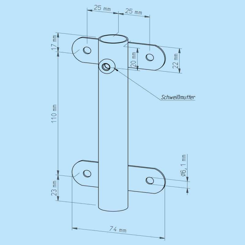 Wandhalterung Teleskopstangen